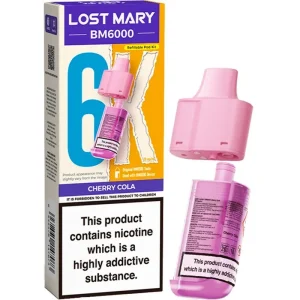 Cherry cola Lost Mary BM6000 pod & refill 12ml