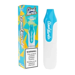 Cloud Nurdz Blue Raspberry Peach Disposable Vape | $7.95