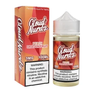 Cloud Nurdz Peach Dragon Fruit 100ml Vape Juice