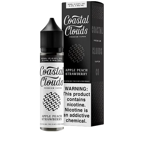 Coastal Clouds Apple Peach Strawberry 60ml Vape Juice | $9.95