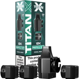 Cool mint Titan X pod & refill 17ml