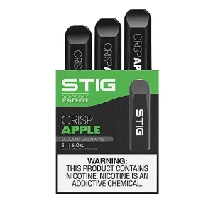 Crisp Apple Disposable Pod - Pack of 3 by VGOD STIG - Ejuice Store