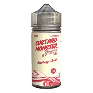 Custard Monster – Strawberry Vanilla Swirl – 100mL