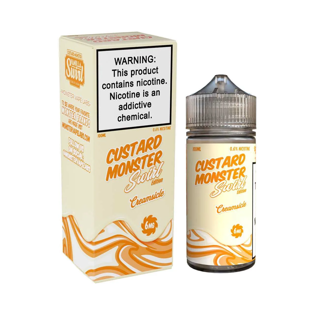 Custard Monster Swirl Edition Creamsicle 100ml E-Juice