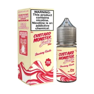 Custard Monster Swirl Edition – Strawberry Vanilla – Nicotine Salt 30ML E-Liquid