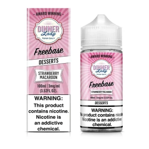 Dinner Lady Strawberry Macaroon 100ml E-Juice