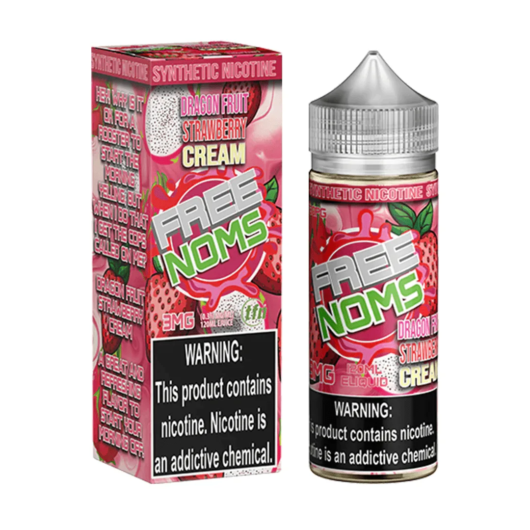 Dragonfruit Strawberry Cream TFN 120ml Vape Juice – Free Noms