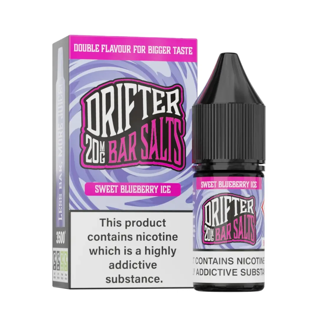 Drifter Bar Salts Sweet Blueberry Ice Nic Salt - Image 2