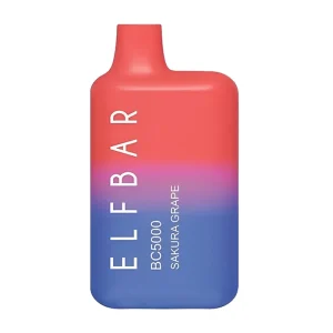 ELF BAR Disposable Vape BC 5000 Puffs – Sakuragrape