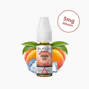 Elf Bar ElfLiq | Peach Ice | Nicotine Salt Liquid (5mg)