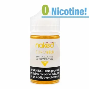 Euro Gold -0mg - Naked 100 Tobacco - 60mL