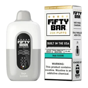 Fifty Bar 20K Baja Slushie Disposable Vape | From $9.95