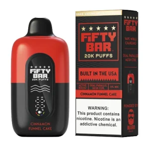 Fifty Bar 20K Cinnamon Funnel Cake Disposable Vape | From $9.95