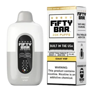 Fifty Bar 20K Gummy Whip Disposable Vape | From $9.95