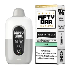 Fifty Bar 20K Mint Salt Nic Disposable Vape | From $9.95