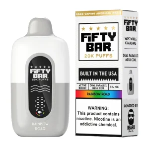 Fifty Bar 20K Rainbow Road Disposable Vape | From $9.95