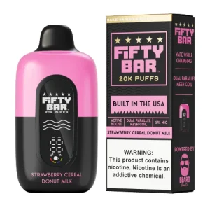 Fifty Bar 20K Strawberry Cereal Donut Milk | From $9.95