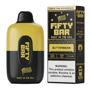 Fifty Bar 6500 Butterbean 5% Disposable Vape | $9.95