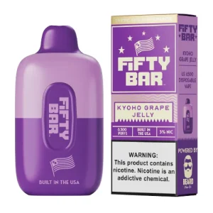 Fifty Bar 6500 Kyoho Grape Jelly Disposable Vape | $9.95