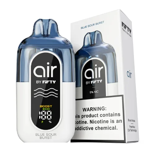 Fifty Bar Air - Blue Sour Burst Disposable Vape | From $9.95 - Image 2