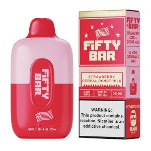 Fifty Bar Strawberry Cereal Donut Milk Disposable Vape | $9.95