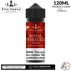 Five Pawns Royal Tobacco E-Liquid 120mL