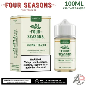 Four Seasons Virginia Tobacco E-Liquid 60mL