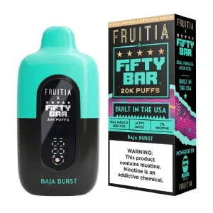Fruitia x Fifty Bar Baja Burst Disposable Vape | From $9.95