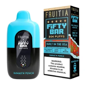 Fruitia x Fifty Bar Hawaii'n Punch Disposable Vape | From $9.95