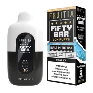 Fruitia x Fifty Bar Polar Ice Disposable Vape | From $9.95