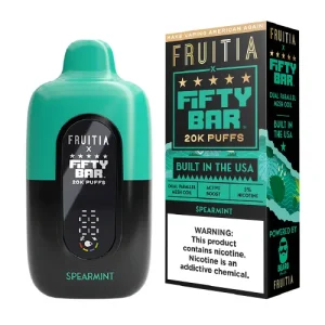 Fruitia x Fifty Bar Spearmint Disposable Vape | From $9.95