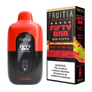 Fruitia x Fifty Bar Swedish Disposable Vape | From $9.95