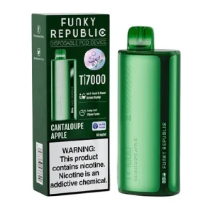 Funky Republic Cantaloupe Apple Disposable Vape | $10.95