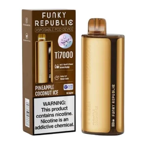 Funky Republic Pineapple Coconut Ice Disposable Vape | $10.95