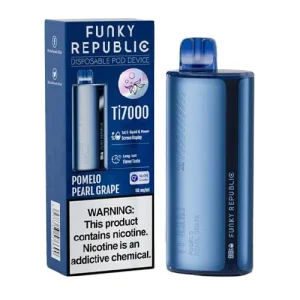 Funky Republic Pomelo Pearl Grape Disposable Vape | $10.95