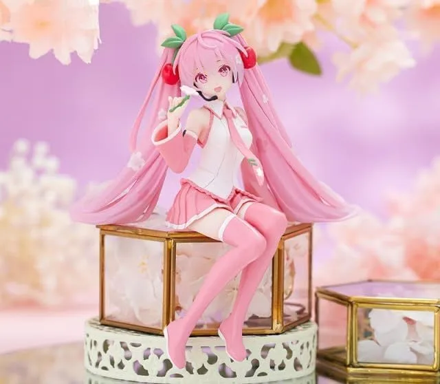 Furyu Noodle Stopper Figure Sakura Miku 2024 Collectible 1 Type - Image 2