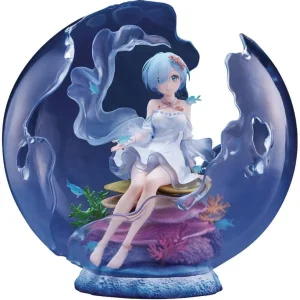 Furyu Re:Zero Rem Aqua Orb 1/7 Scale PVC Figure Collectible Toy