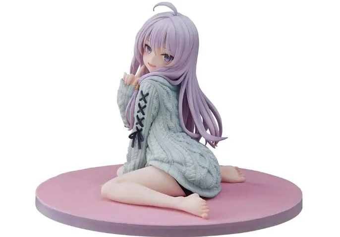 Furyu Wandering Witch Elaina Knit Repaint Blue 1/7 Scale Figure Collectible