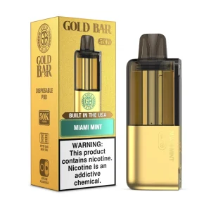 Gold Bar Max Pre-filled Replacement Pod (50K Puffs)