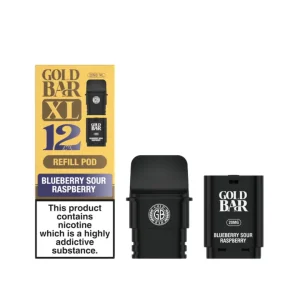 Gold Bar XL Blue Sour Raspberry Refill Pods