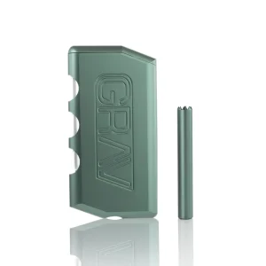 GRAV Aluminum Dugout Set – Portable One-Hitter Grinder & Storage Kit
