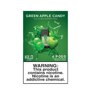 Green Apple Candy - Pack of 4 Pods by Kilo 1K - Ejuice Store