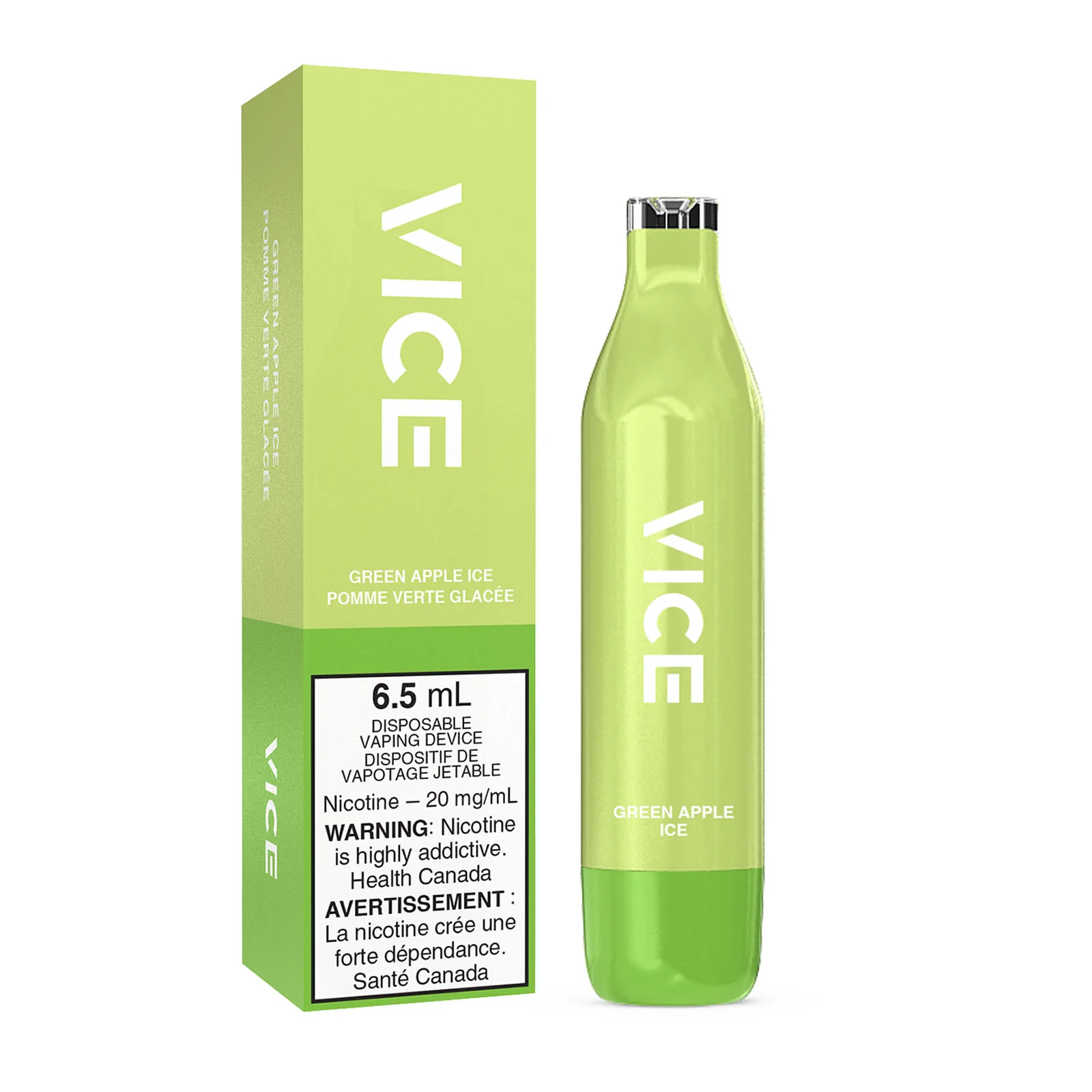 Green Apple Ice Vice 2500 – Disposable Vape