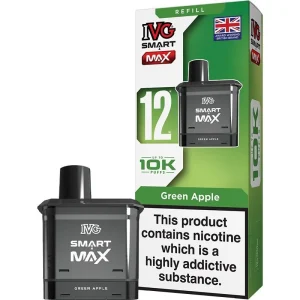 Green apple IVG Smart Max pod & refill 12ml