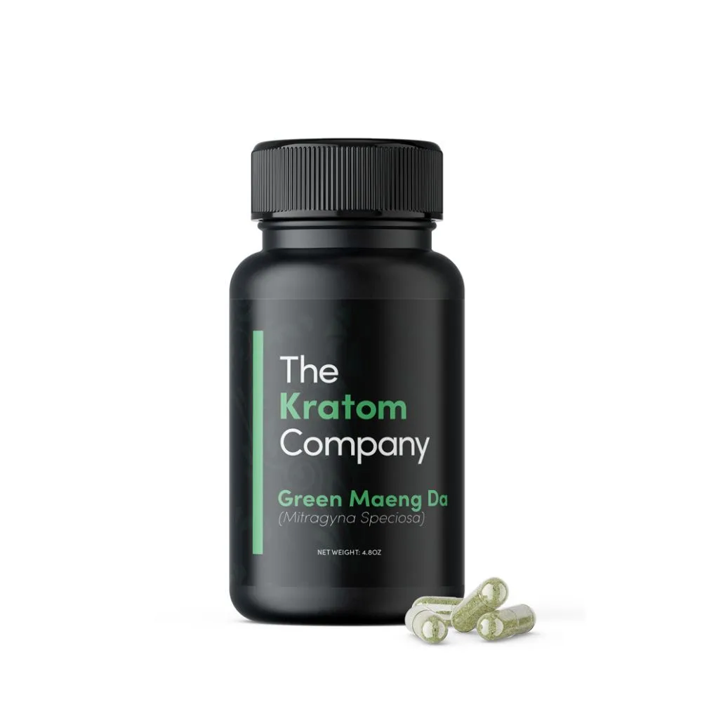 Green Maeng Da Kratom Capsules | Premium Quality by The Kratom Company