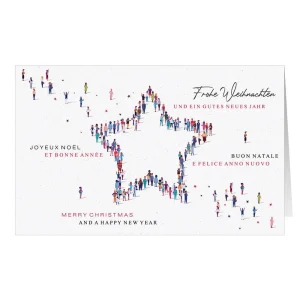 Greeting Card "Merry Christmas – Creating a Colorful World"