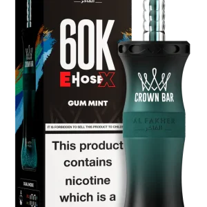 Gum Mint Al Fakher Crown Bar E Hose X 60k