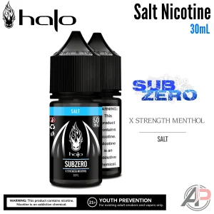 Halo Subzero X Strength Menthol Salt Nicotine 30mL