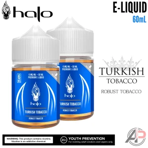 Halo Turkish Tobacco E-Liquid 60ml