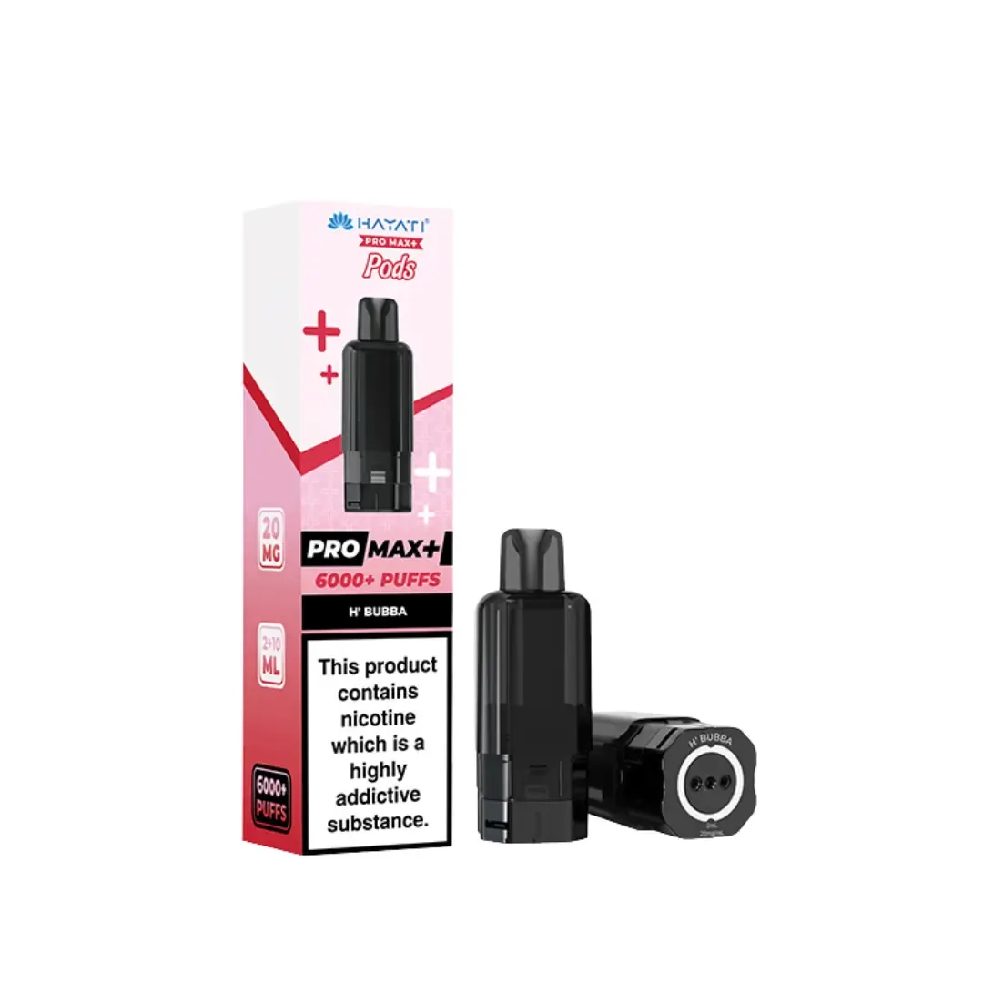 Hayati Pro Max Plus 6000 Pink Bubble (H'Bubba) Refill Pods